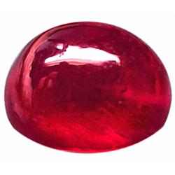 9.10ct Sparkling Cabochon Natural Top Blood Red Ruby (GEM-18364)