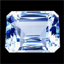 34.73ct Stunning Emerald Cut Sky Blue Topaz  (GEM-17047)
