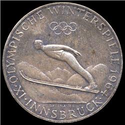 1964 Austria 50 Schilling Silver Proof  (COI-5761)