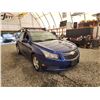 Image 8 : 2012 CHEVROLET CRUZE LT, BLUE, 139031 KMS, FRONT WHEEL DRIVE. - P343606
