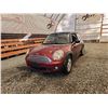 Image 2 : 2007 MINI COOPER, RED, 138339 KMS, FRONT WHEEL DRIVE. - PU61117