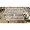 Image 2 : WHITE / CHROME 3 TIER 48"W X 24"D X 34"H COMMERCIAL MOBILE METRO RACKING SYSTEM