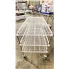 Image 3 : WHITE / CHROME 3 TIER 48"W X 24"D X 34"H COMMERCIAL MOBILE METRO RACKING SYSTEM
