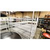 Image 2 : WHITE 3 TIER 48"W X 24"D X 35"H COMMERCIAL METRO RACKING SYSTEM