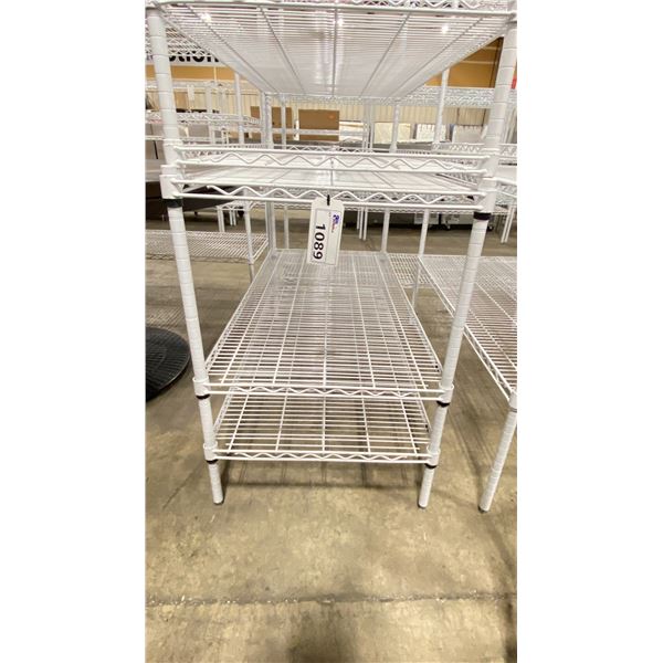 WHITE 3 TIER 48"W X 24"D X 35"H COMMERCIAL METRO RACKING SYSTEM