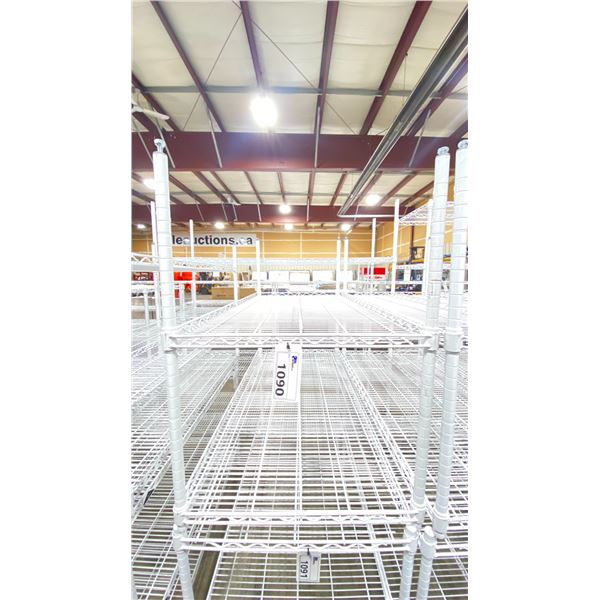 WHITE 2 TIER 48"W X 24"D X 35"H COMMERCIAL METRO RACKING SYSTEM