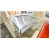Image 2 : OMCAN STAINLESS STEEL 48"W X 30"D X 24"H COMMERCIAL 2 TIER EQUIPMENT STAND WITH SPILL EDGE