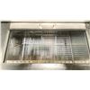 Image 2 : PERLICK FR48 STAINLESS STEEL / BLACK 2 DOOR ELECTRIC COMMERCIAL TOP DOOR MOBILE GLASS FROSTER