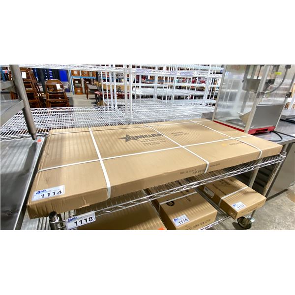 OMCAN STAINLESS STEEL 60"W X 30"D X 34"H COMMERCIAL 2 TIER PREPARATION TABLE *IN BOX*