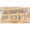 Image 2 : OMCAN STAINLESS STEEL 36"W X 12"D COMMERCIAL WALL SHELF *IN BOX*
