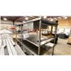 Image 2 : QUEST 2 DRAWER STAINLESS STEEL 92"W X 44"D X 35"H COMMERCIAL PREPARATION TABLE WITH DUAL 3 SLOT