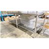 Image 1 : QUEST 2 DRAWER STAINLESS STEEL 92"W X 44"D X 35"H COMMERCIAL PREPARATION TABLE WITH DUAL 3 SLOT