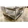 Image 2 : QUEST 2 DRAWER STAINLESS STEEL 92"W X 44"D X 35"H COMMERCIAL PREPARATION TABLE WITH DUAL 3 SLOT