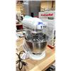Image 1 : KITCHENAID ARTISAN 5 QUART 4.7L ELECTRIC COUNTERTOP TILT-HEAD STAND MIXER WITH BOWL & ATTACHMENTS