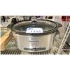 Image 1 : KITCHENAID 6 QUART ELECTRIC COUNTERTOP SLOW COOKER *COLOR STAINLESS STEEL*