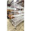 Image 2 : WHITE 5 TIER 60"W X 24"D X 80"H COMMERCIAL MOBILE METRO RACKING SYSTEM