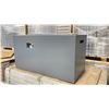 Image 2 : PARAMOUNT FP-415 TALL ALUMINUM CONCRETE LOOK OUTDOOR FIRE TABLE WITH CONVERTIBLE BURNER *IN BOX*