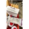 Image 4 : RED BASKET OF ASSORTED NEW RETAIL KITCHEN ITEMS/UTENSILS *BASKET INCLUDED*