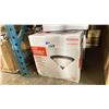 Image 2 : SHELF OF APPROXIMATELY 24 PROJECT SOURCE FLUSHMOUNT CEILING FIXTURES *MUST TAKE ALL, SOME DAMAGE*