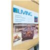 Image 2 : FOR LIVING LAWRENCE BLACK METAL OUTDOOR WOOD BURNING FIREPLACE *IN BOX*
