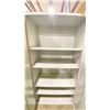 Image 3 : GLOBAL GREY METAL 2 DOOR CONSUMABLES STORAGE CABINET *NO KEYS*