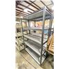 Image 3 : GREY METAL / WOOD 5 TIER 48"W X 18"D X 72"H ADJUSTABLE SHELVING UNIT