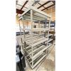 Image 2 : BEIGE PLASTIC 5 TIER 36"W X 24"D X 74"H COLLAPSIBLE SHELVING UNIT