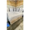 Image 1 : PURE ENERGY SLEEP SYSTEMS MEMORY FOAM MATTRESS WITH BOX SPRING & METAL BED FRAME *QUEEN SIZE*