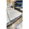 Image 2 : RESTWELL ORGANIC COTTON ST LAWRENCE NO FLIP MATTRESS WITH BOX SPRING & METAL BED FRAME *QUEEN