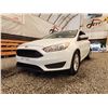 Image 2 : 2017 FORD FOCUS, WHITE, 123604 KMS, FRONT WHEEL DRIVE. - B330139