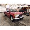 Image 8 : 2006 GMC CANYON, RED, 203586 KMS, REAR WHEEL DRIVE. - J303358