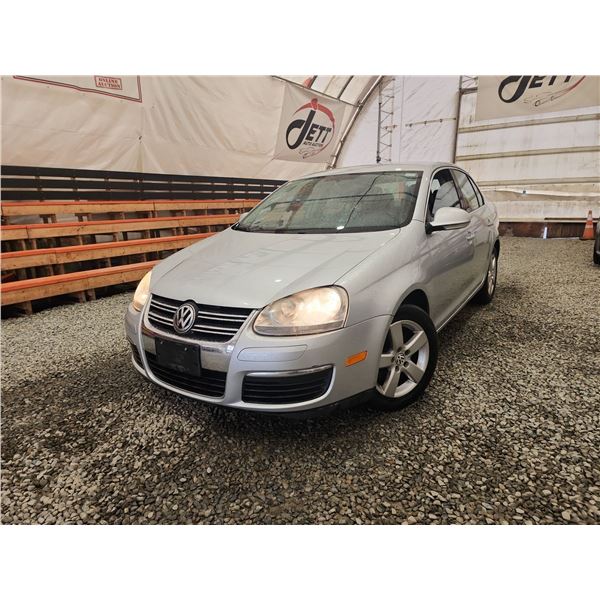 2008 VW JETTA, SILVER, 274325 KMS, FRONT WHEEL DRIVE. - P008946