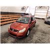 Image 4 : 2007 SUZUKI SX4, ORANGE, 232518 KMS, FRONT WHEEL DRIVE. - D100419