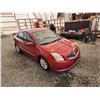 Image 10 : 2010 NISSAN SENTRA, RED, 152933 KMS, FRONT WHEEL DRIVE. - B665371