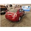 Image 15 : 2010 NISSAN SENTRA, RED, 152933 KMS, FRONT WHEEL DRIVE. - B665371