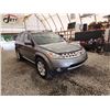 Image 8 : 2007 NISSAN MURANO, SILVER, 285059 KMS, ALL WHEEL DRIVE. - B616926