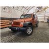 Image 1 : 2011 JEEP WRANGLER, ORANGE, 248688 KMS, 4X4. - P634496