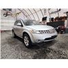 Image 8 : 2007 NISSAN MURANO, GREY, 257947 KMS, FOUR WHEEL DRIVE. - J606073