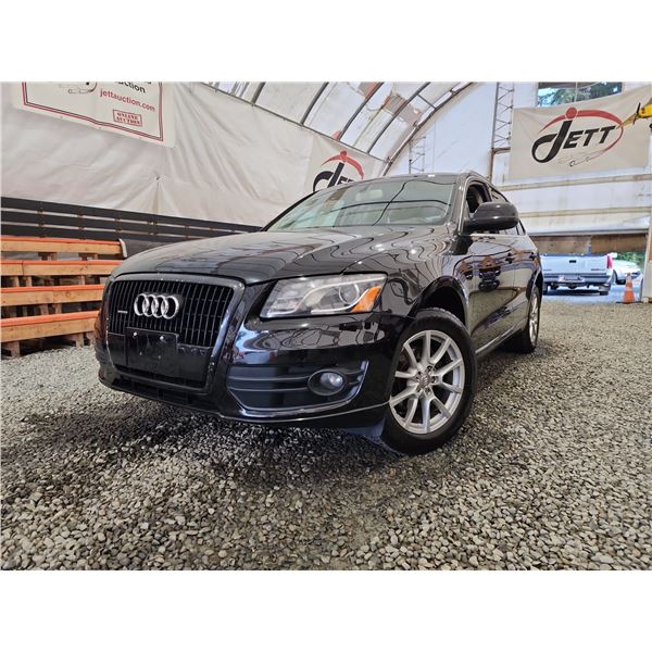 2011 AUDI Q5, BLACK, 206436 KMS, ALL WHEEL DRIVE. - D048441