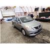 Image 10 : 2012 NISSAN VERSA, SILVER, 204193 KMS, FRONT WHEEL DRIVE. - D827116