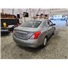 Image 15 : 2012 NISSAN VERSA, SILVER, 204193 KMS, FRONT WHEEL DRIVE. - D827116