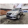 Image 1 : 2012 NISSAN VERSA, SILVER, 204193 KMS, FRONT WHEEL DRIVE. - D827116