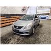Image 3 : 2012 NISSAN VERSA, SILVER, 204193 KMS, FRONT WHEEL DRIVE. - D827116