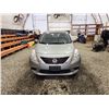 Image 6 : 2012 NISSAN VERSA, SILVER, 204193 KMS, FRONT WHEEL DRIVE. - D827116