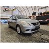 Image 8 : 2012 NISSAN VERSA, SILVER, 204193 KMS, FRONT WHEEL DRIVE. - D827116