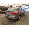 Image 14 : 2014 FORD FOCUS, GREY, 229330 KMS, FRONT WHEEL DRIVE. - B140951