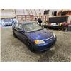 Image 10 : 2002 HONDA CIVIC, BLUE, 227874 KMS, FRONT WHEEL DRIVE. - B929825