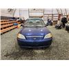 Image 6 : 2002 HONDA CIVIC, BLUE, 227874 KMS, FRONT WHEEL DRIVE. - B929825