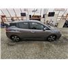 Image 12 : 2018 NISSAN LEAF S, GREY, 309282 KMS, FRONT WHEEL DRIVE. - D312266