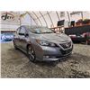 Image 8 : 2018 NISSAN LEAF S, GREY, 309282 KMS, FRONT WHEEL DRIVE. - D312266